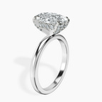2.99 ct. oval Lyla Solitaire Ring in 18kt white gold standing product image one