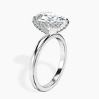 2.81 ct. pear Lyla Solitaire Ring in platinum standing product image one