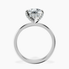 2.81 ct. pear Lyla Solitaire Ring in platinum side right image one