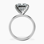 Platinum Lyla Hidden Accents Solitaire Lab Diamond Ring side right image one
