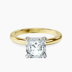 14ct Yellow Gold Lyla Hidden Accents Solitaire Lab Diamond Ring front image