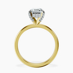 14ct Yellow Gold Lyla Hidden Accents Solitaire Lab Diamond Ring side right image one