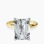 18kt Yellow Gold Lyla Hidden Accents Solitaire Lab Diamond Ring front image