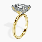 18kt Yellow Gold Lyla Hidden Accents Solitaire Lab Diamond Ring standing product image one