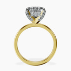 18kt Yellow Gold Lyla Hidden Accents Solitaire Lab Diamond Ring side right image one