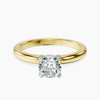 14kt Yellow Gold Lyla Hidden Accents Solitaire Lab Diamond Ring front image