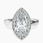 Platinum Anna Hidden Accents Halo Lab Diamond Ring front image