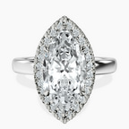 Platinum Anna Hidden Accents Halo Lab Diamond Ring front image