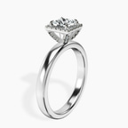 Platinum Anna Hidden Accents Halo Lab Diamond Ring standing product image one