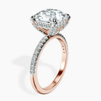 18kt Rose Gold Serena Eternity Lab Diamond Ring standing product image one