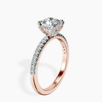 1.49 ct. cushion Serena Eternity Ring in 10kt rose gold standing product image one