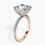 10kt Rose Gold Serena Eternity Lab Diamond Ring standing product image one