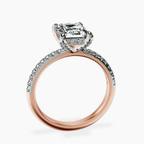 14kt Rose Gold Serena Eternity Lab Diamond Ring side right image one