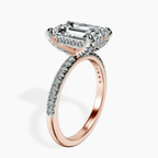 14kt Rose Gold Serena Eternity Lab Diamond Ring standing product image one