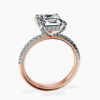 14kt Rose Gold Serena Eternity Lab Diamond Ring side right image one