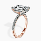 10kt Rose Gold Serena Eternity Lab Diamond Ring standing product image one