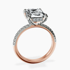 10kt Rose Gold Serena Eternity Lab Diamond Ring side right image one