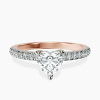 18kt Rose Gold Serena Eternity Lab Diamond Ring front image