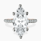 18kt Rose Gold Serena Eternity Lab Diamond Ring front image