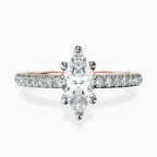 14kt Rose Gold Serena Eternity Lab Diamond Ring front image