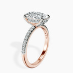 18kt Rose Gold Serena Eternity Lab Diamond Ring standing product image one