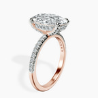 18kt Rose Gold Serena Eternity Lab Diamond Ring standing product image one