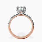 18kt Rose Gold Serena Eternity Lab Diamond Ring side right image one