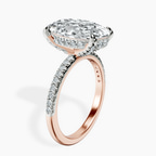 14kt Rose Gold Serena Eternity Lab Diamond Ring standing product image one