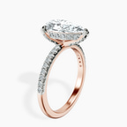 18kt Rose Gold Serena Eternity Lab Diamond Ring standing product image one