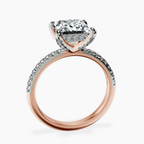 14kt Rose Gold Serena Eternity Lab Diamond Ring side right image one