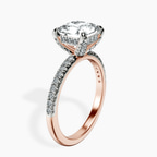 14kt Rose Gold Serena Eternity Lab Diamond Ring standing product image one