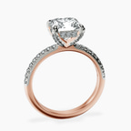 14kt Rose Gold Serena Eternity Lab Diamond Ring side right image one