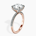 18kt Rose Gold Serena Eternity Lab Diamond Ring standing product image one