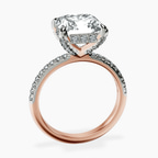 14kt Rose Gold Serena Eternity Lab Diamond Ring side right image one