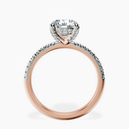 14ct Rose Gold Serena Eternity Lab Diamond Ring side right image one