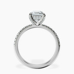 Platinum Serena Eternity Lab Diamond Ring side right image one