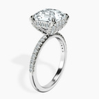 Platinum Serena Eternity Lab Diamond Ring standing product image one