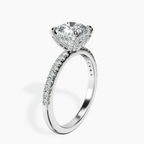 Platinum Serena Eternity Lab Diamond Ring standing product image one