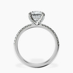 Platinum Serena Eternity Lab Diamond Ring side right image one