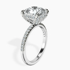 Platinum Serena Eternity Lab Diamond Ring standing product image one
