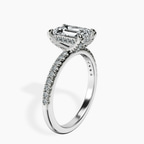 Platinum Serena Eternity Lab Diamond Ring standing product image one