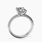 Platinum Serena Eternity Lab Diamond Ring side right image one