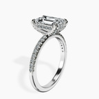 Platinum Serena Eternity Lab Diamond Ring standing product image one