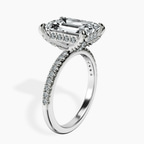 Platinum Serena Eternity Lab Diamond Ring standing product image one