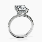Platinum Serena Eternity Lab Diamond Ring side right image one