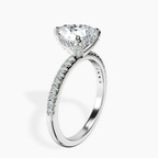 Platinum Serena Eternity Lab Diamond Ring standing product image one