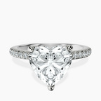Platinum Serena Eternity Lab Diamond Ring front image