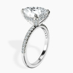 Platinum Serena Eternity Lab Diamond Ring standing product image one