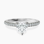 Platinum Serena Eternity Lab Diamond Ring front image