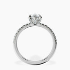 Platinum Serena Eternity Lab Diamond Ring side right image one